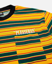 Load image into Gallery viewer, Chainsmoke Stripe S/S Shirt (Yellow)
