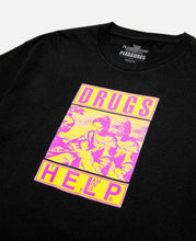 Load image into Gallery viewer, Drugs Help T-Shirt (Black)
