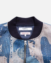 Load image into Gallery viewer, Oversized Bomber Jacket (Navy)
