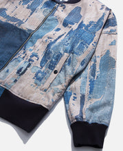 Load image into Gallery viewer, Oversized Bomber Jacket (Navy)
