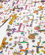 Load image into Gallery viewer, Oaf All-Over Print Cargo Trouser (White)
