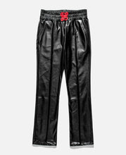 Load image into Gallery viewer, Printed Faux Leather Elastic Trouser (Black)
