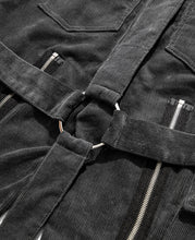 Load image into Gallery viewer, Corduroy Crucifix Bondage Trouser (Grey)
