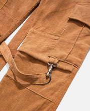 Load image into Gallery viewer, Corduroy Crucifix Bondage Trouser (Brown)
