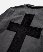 Load image into Gallery viewer, Laser Cut Pullover Track Jacket (Black)
