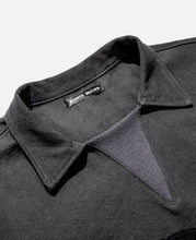 Load image into Gallery viewer, Laser Cut Pullover Track Jacket (Black)
