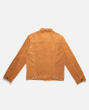 Load image into Gallery viewer, Corduroy Perforated Trucker Jacket (Brown)

