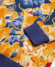Load image into Gallery viewer, Tiger Clouds Zip Up Hoodie (Blue)
