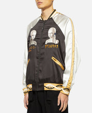 Load image into Gallery viewer, Team Work Reversible Satin Jacket (Black)
