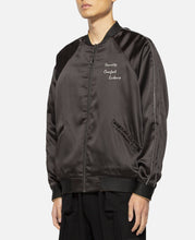 Load image into Gallery viewer, Team Work Reversible Satin Jacket (Black)
