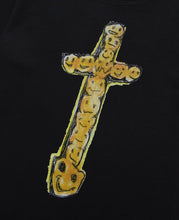 Load image into Gallery viewer, Oaf Smiley Crucifix S/S T-Shirt (Black)
