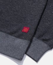 Load image into Gallery viewer, Metallic Weave Sweat Crewneck (Black)
